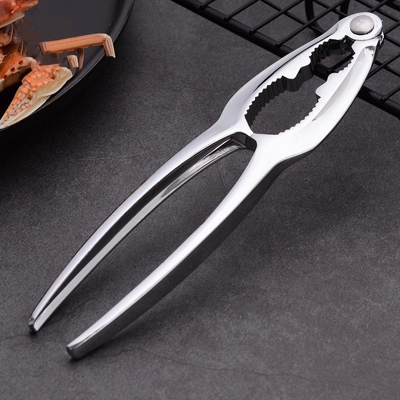 核桃夹子小坚果钳金属蟹钳锌合金螃蟹钳吃榛子工具去壳胡桃多功能