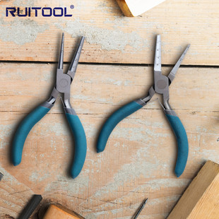 6-inch double round double square winding pliers with scale jewelry handmade pliers multi-functional round nose pliers needle rolling pliers DIY tools