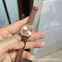 新款正方形时尚条钉欧美风简约时尚休闲石英女表批发代发货源直销