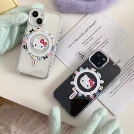 防摔边条适用苹果16promax手机壳iphone16卡通来图片定制卡通动物