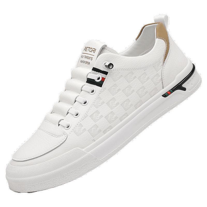 Zapatillas de verano, zapatos blancos transpirables para hombres, zapatos casuales, zapatos deportivos de moda para hombres de todo fósforo, zapatos de suela blanda para hombres, al por mayor