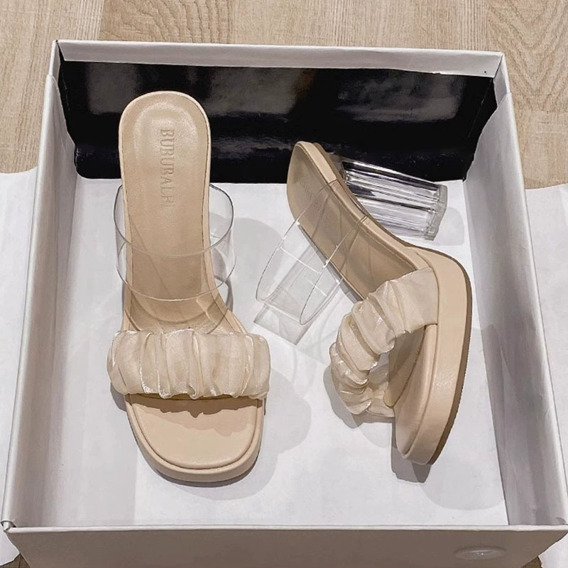 Хрустальные тапочки женские носить супер-фея нишу летом