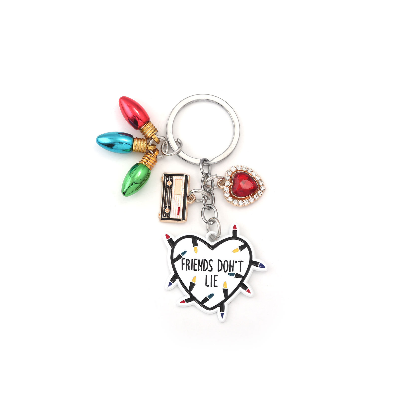 欧米映画・テレビ周辺グッズ「ストレンジャー・シングス」第5シーズン 26文字ワッフルキーホルダー 食人花ペンダント 輸入品