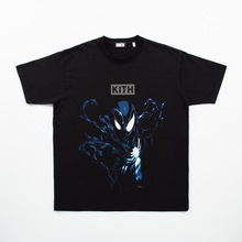 KITH 23SS 限定联名 蜘蛛侠毒液印花 英雄远征 男女 短袖 T恤