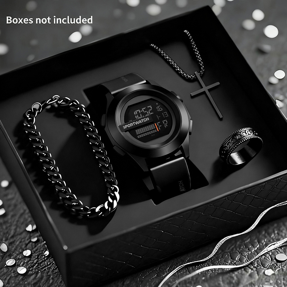 Cross-Border Hot-Selling Sports Watch for Teenagers, Multifunctional, Casual, Fashionable, Outdoor, Timing, Luminous Electronic Watch