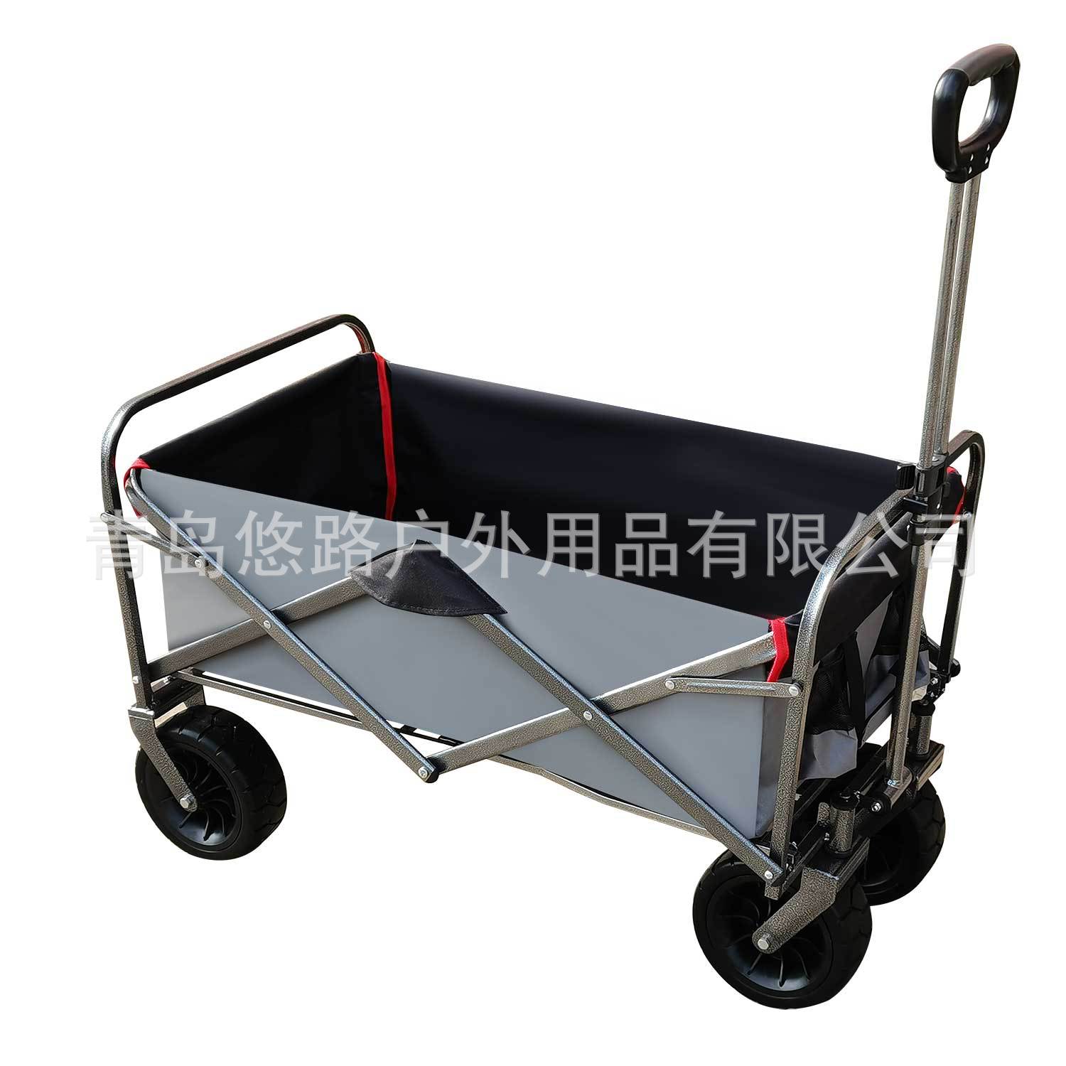 悠路户外折叠布兜车购物手推车野营拖车多用途便携车野营车3015