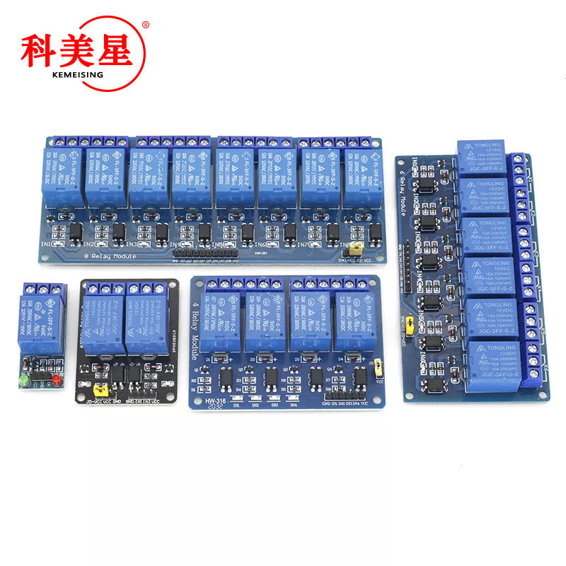 1/2/4/8/16 channel 5V12V24V relay module with optocoupler isolation low level trigger Development Board