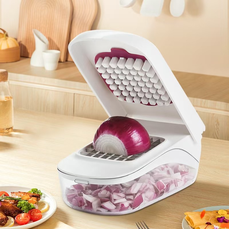Kitchen utensils vegetable bean diced multi-purpose machine onion pepper cutter mushroom fruit cutter without grinding hands