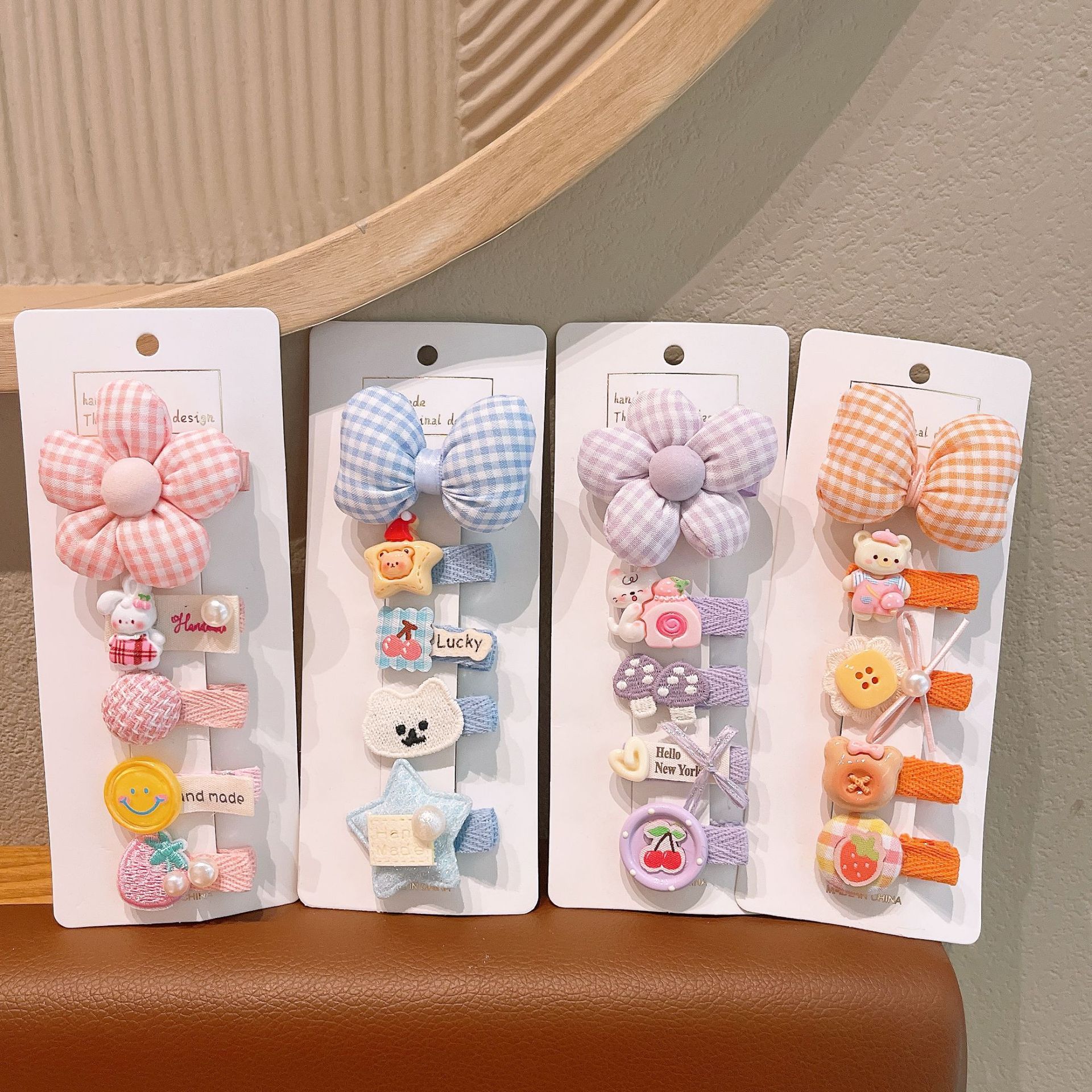 Clips para el cabello de niños flores lindas dulces lindas no lastimas clips para el cabello de bebé clips para el cabello de niñas