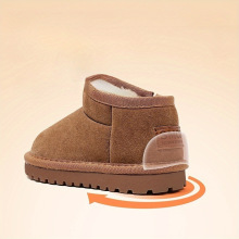 P 18676 Kids fleece non slip snow ankle boots ��ͯ���޷���ѩ