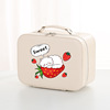 Fashionable cartoon polyurethane capacious storage system, handheld cosmetic bag, organizer bag, wholesale