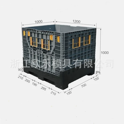 Avtomobil hissələri qəlibləri Mold Box-Type Plastic Pallet