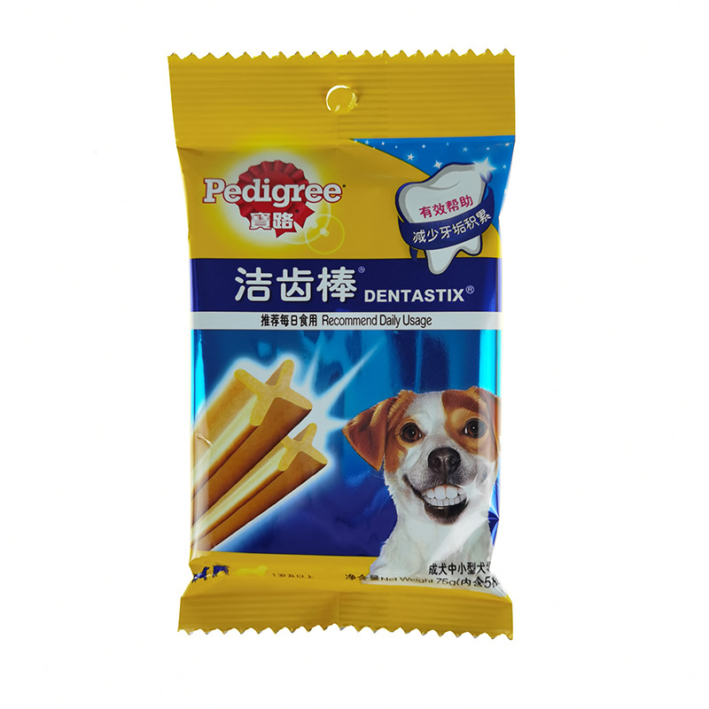 宝/路大中小型犬洁齿棒75g狗狗咬胶洁齿骨狗骨头宠物零食耐咬