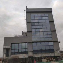 厂家定制工程 隐框明框玻璃幕墙 商用别墅自建房钢化玻璃外墙