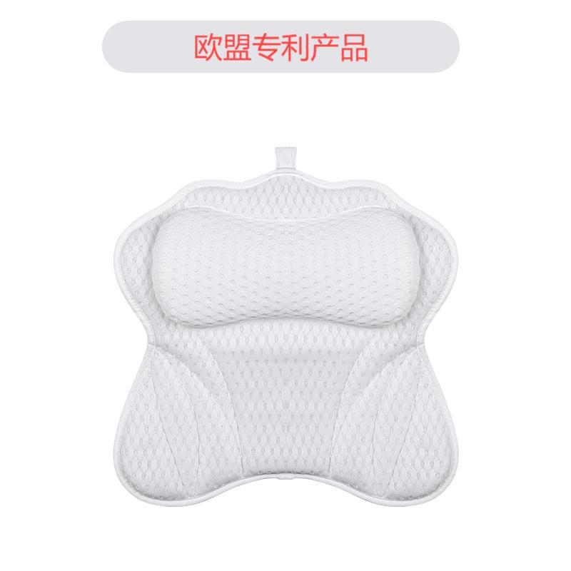 新しい蝶形バス枕クロスボーダー供給SPA枕6吸盤バスタブ枕蝶々形枕|undefined