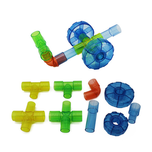 Children's educational early education toys diy plastic assembly pipe water pipe building blocks kindergarten children's toys
