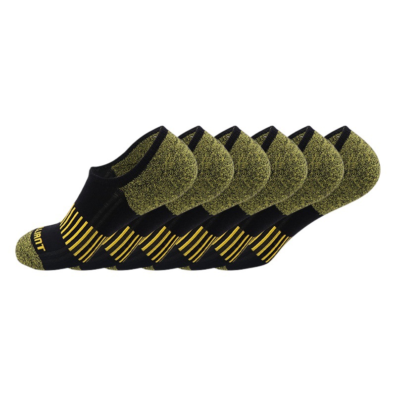 Amazon toalla inferior corto tobillo calcetines hombres sudor absorbente transpirable colorido maratón bádminton correr calcetines deportivos