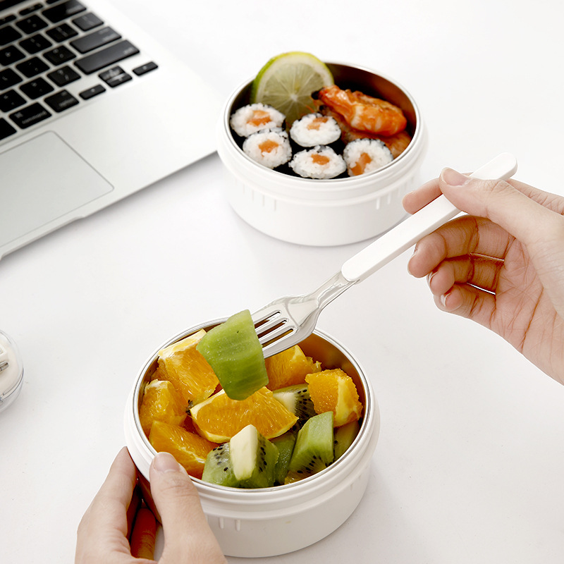 旅行便攜餐具戶外成人學生餐叉勺子筷子帶收納盒 不鏽鋼餐具套裝