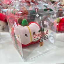 圣诞节礼物盒平安夜塑料苹果盒子透明平安果包装盒手提伴手礼盒