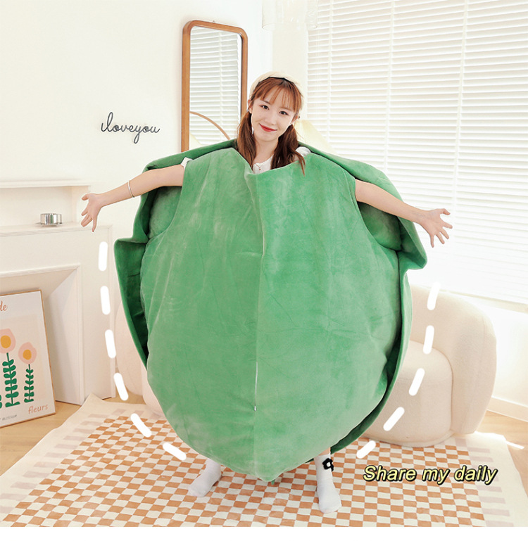 Zhao Lusi's Same Style Turtle Shell Wearable Clothing Plush Toy Oversized Turtle Shell Pillow Doll Plushie