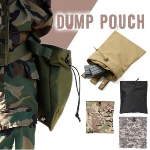 Cross-Border Outdoor Tactical Large Recycling Bag Multi-Functional Sundries Storage Tool Bag Camouflage Military Fan Drawstring Waist Bag