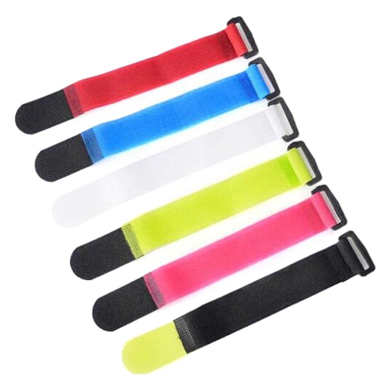 Hebilla Velcro voltaje de la cinta Velcro hebilla inversa cable de datos Velcro cinta carga hebilla cuadrada Correa