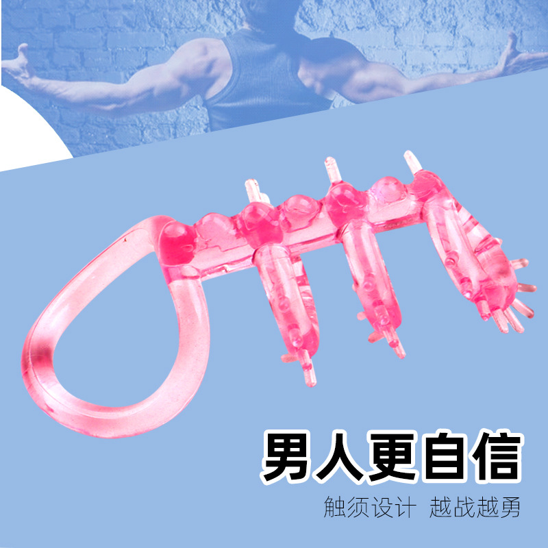 Dragon Bone Lock Penis Ring, Soft TPE Root Sleeve, Long-Lasting Wear — detail image 1