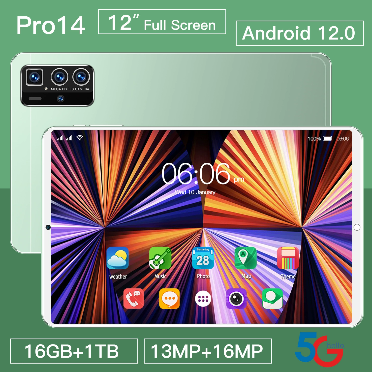 Планшетный умный ноутбук, pro14, Android
