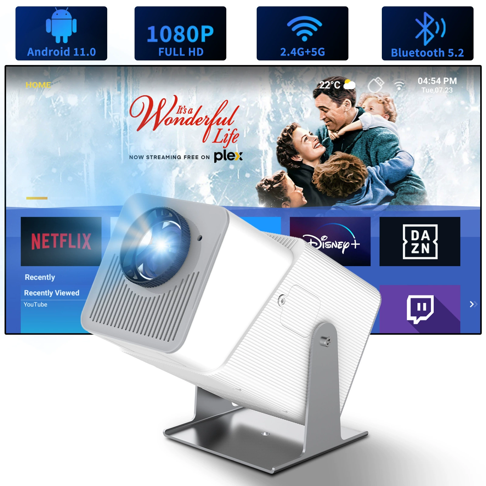 X9 домашний театр мини умный портативный проектор HY300PRO HY320
