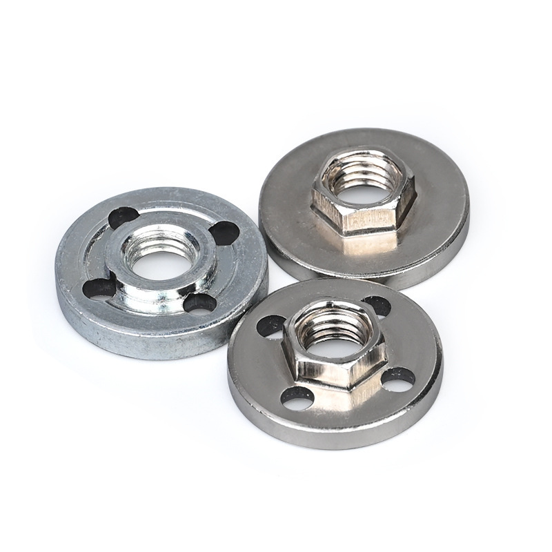 100-type angle grinder pressure plate general-purpose grinding upper pressure plate hexagonal nut four-hole electric tool plywood wholesale 100-type angle grinder pressure plate general-purpose grinding upper pressure plate hexagonal nut four-hole electric tool plywood wholesale