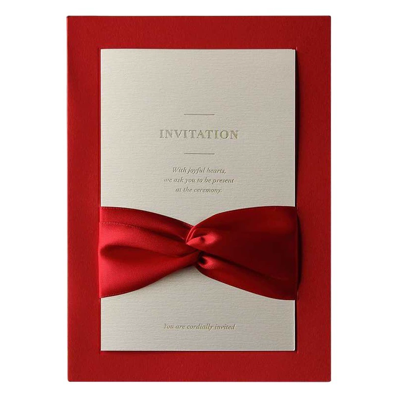 Свадебные приглашения Чувство стиля винтаж свадебные приглашения простые атмосферные нишевые свадебные приглашения ретро