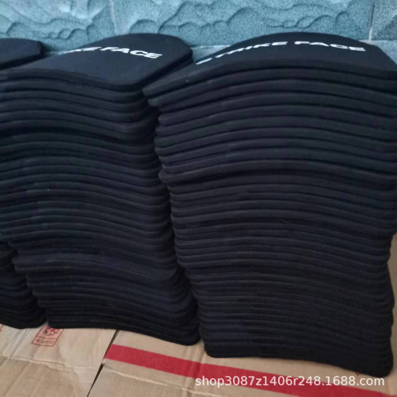 厂家现货防弹插板GA3级-6级防护插板250*300防弹背心插板切割压弧