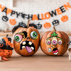 Halloween Emoji Stickers: Mischievous Party, DIY Pumpkin Decorations, Self-Adhesive Horror Eyes, & Spooky Seal Stickers