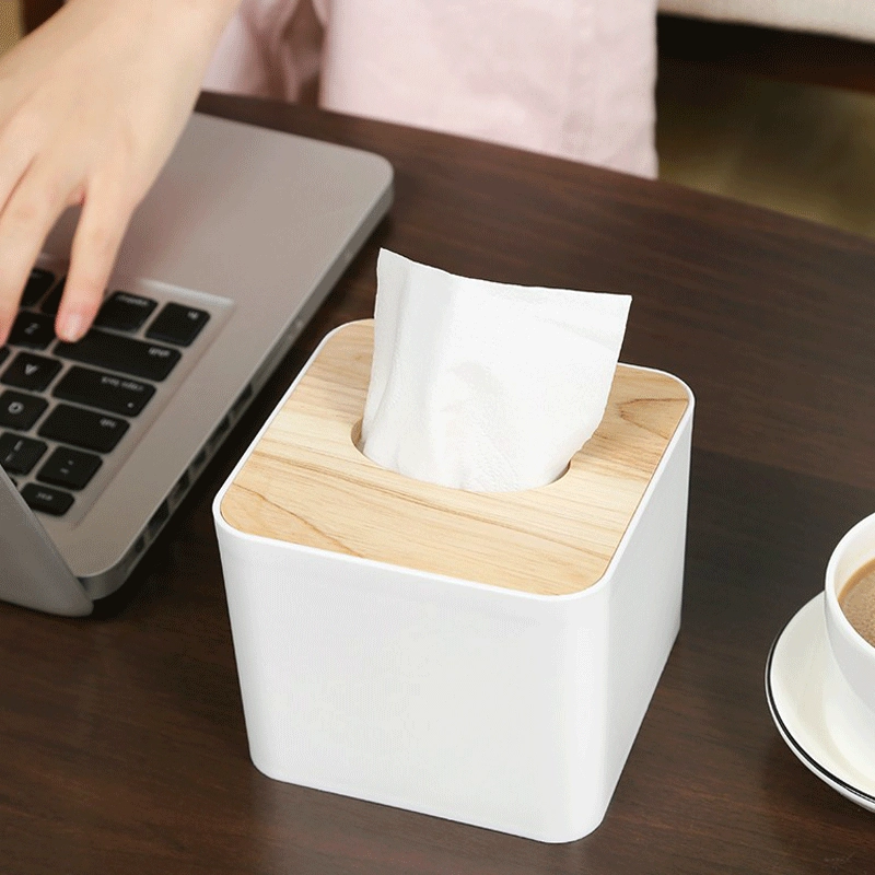 Wipes, paper napkins, wooden storage box, European style, increased thickness