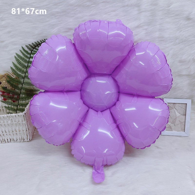 웃는 데이지 퍼플없이 중간 마르카