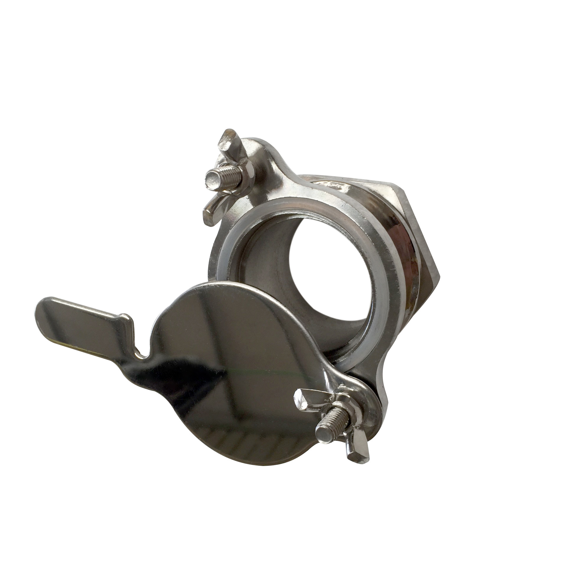 出口跨境 养蜂工具用具设备 不锈钢蜂蜜出蜜口 蜂蜜桶流蜜口 光面