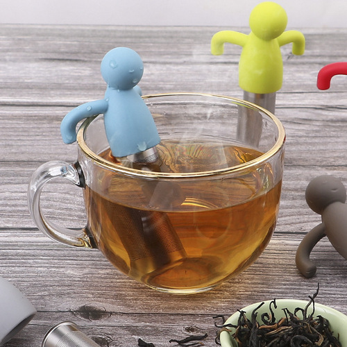 Silicone tea separator for villain tea, tea maker for lazy people, simple tea maker for office, creative and novel tea filter