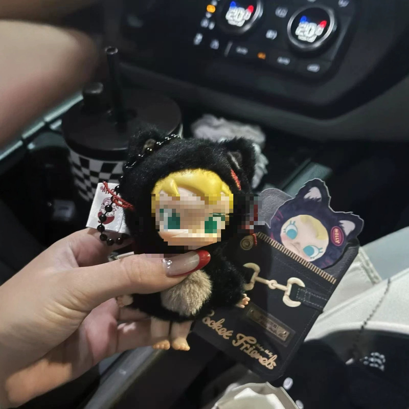 Cross-Border Trendy Vinyl ml Plush Keychain Pocket Friends Series Bag Keychain Moli Doll Toy Blind Box Cross-Border Trendy Vinyl ml Plush Keychain Pocket Friends Series Bag Keychain Moli Doll Toy Blind Box