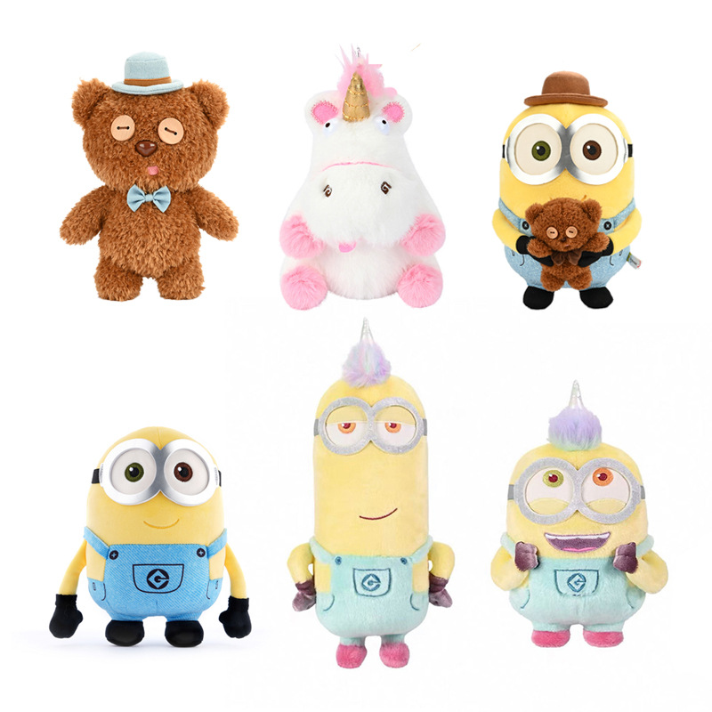 环球正版小黄人独角兽TIM熊毛绒公仔玩偶香蕉人毛绒公仔娃娃