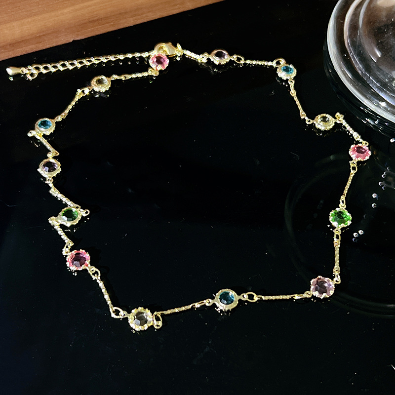 Heart Shape, Butterfly Pattern Women's Gender Classic Style Heart Shape Butterfly Copper Zircon Necklace In Bulk