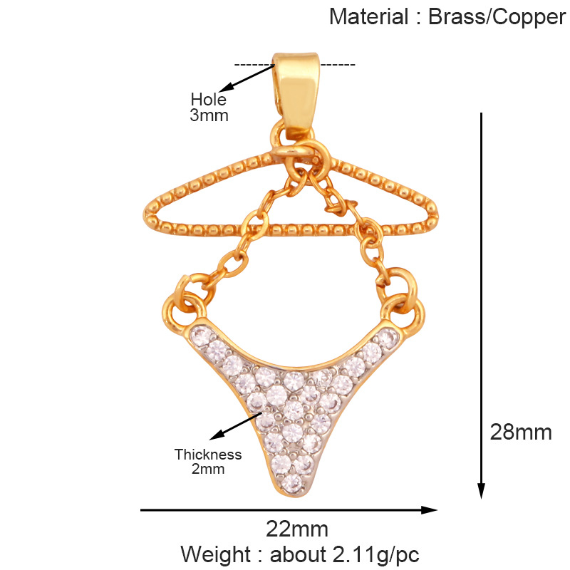 2g Weight Pendant Jewelry Making Type 15 * 20mm Jewelry Making Size DIY Jewelry Accessories Classification 1 Piece Quantity Copper Material Bag, Boots, Shoe Pattern All Seasons Season Polished Finish Plating Design Elegant, Sweet, Classic Style Style 1 Piece 15 * 20mm Copper Bag Boots Shoe Polished Pendant DIY Jewelry Accessories 16