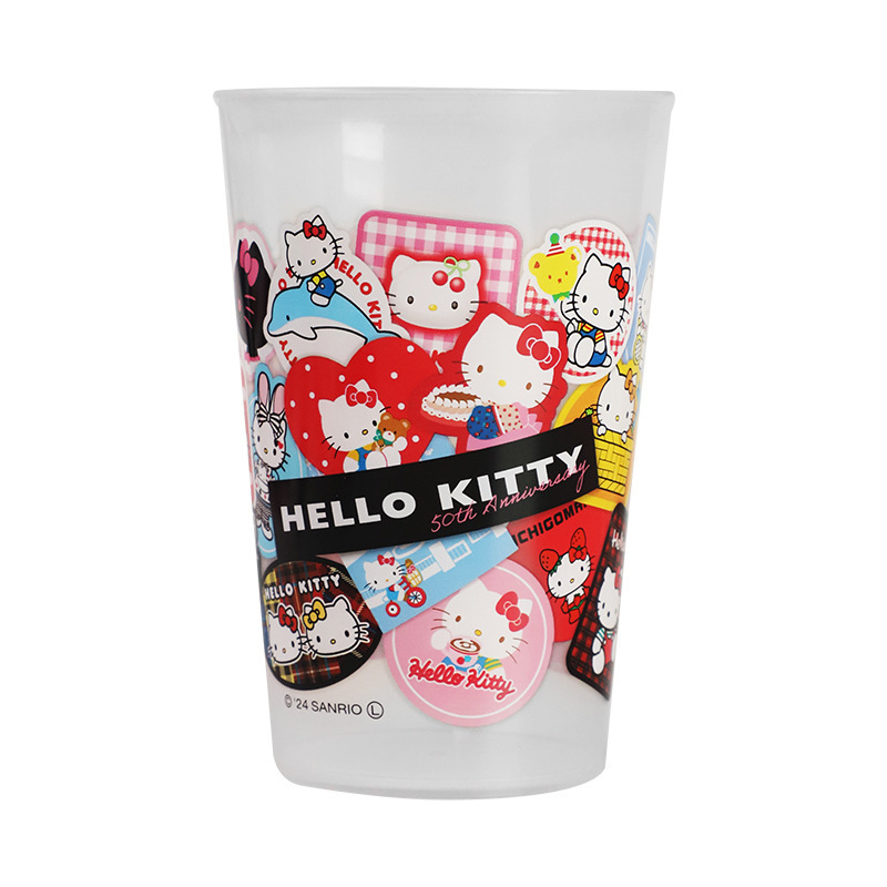 正版三丽鸥Hello Kitty50周年漱口杯可爱卡通牙刷杯喝水杯大容量|undefined