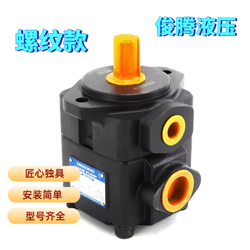 低噪音增压油泵定量叶片泵持久耐用品质保证可定制弯管机液压泵