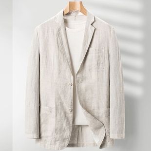 New 2025 Spring Business Yuyin Men's Corduroy Slim Fit Flat Lapel Casual Men's Suit