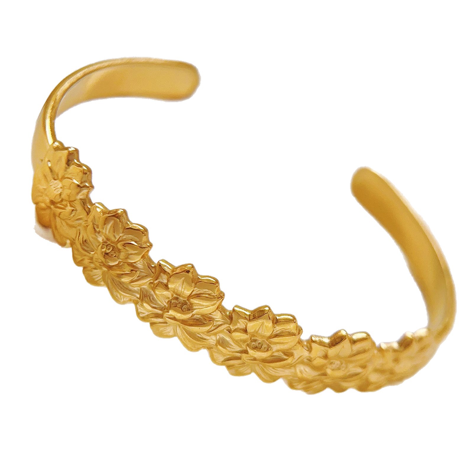 Camellia anillo geométrico de acero inoxidable europeo y americano anillo de alta calidad anillo de moda lujoso ligero anillo de dama