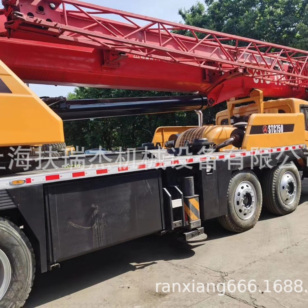 SANY三一75吨二手吊车STC750 二手汽车吊履带吊二手