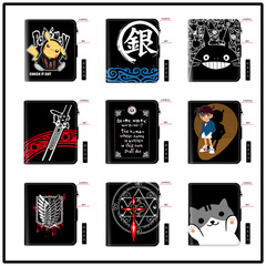 Summary 1 Soft leather] High-quality supply of anime and game peripherals. Black wallet student gifts. Order one with a picture.