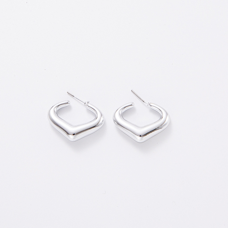 1 Pair Simple Style Geometric Plating Arylic Earrings display picture 6