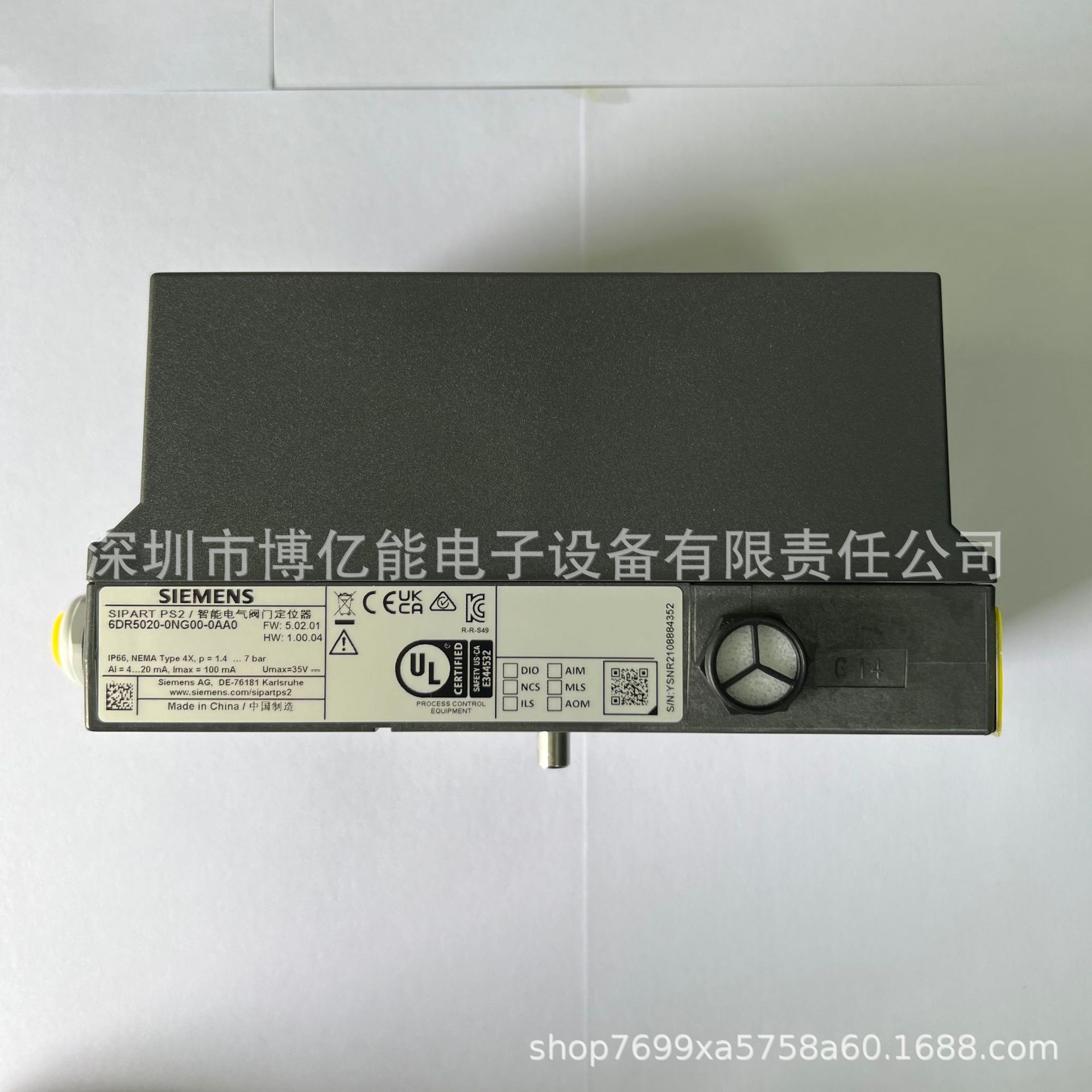 西门子定位器 6DR5020-0NG00-0AA0 西门子阀门定位器 6DR系列