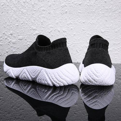 25th New Lightweight Soft Footfeel Insole Elastic Mesh Surface Socks Sports Casual Shoes Men's Fitness Walking Running Shoes